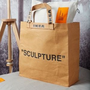 Virgil Abloh x IKEA MARKERAD "Sculpture" bag med